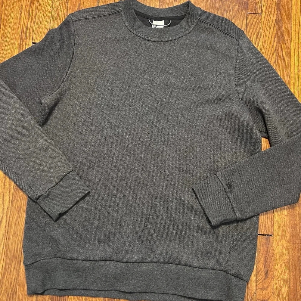 All In Motion Men's Crewneck Sweater Size Large Gray/Blue Preowned